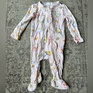 Angel Dear Breakfast Club Zipper Footie NB